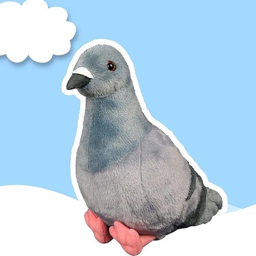 20cm realistic gray pigeon - 20cm,