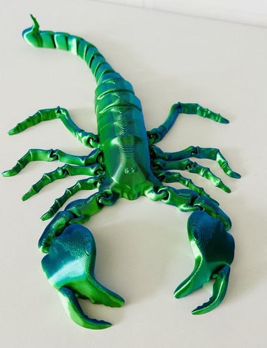 Large printed scorpion - printed,