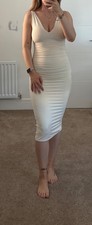 Oh polly cream dress