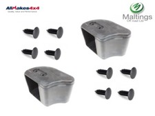 Allamkes 4x4 front bumper end caps x2 dpt100070 + clips Fits - Defender 