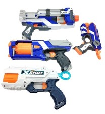 Nerf Gun Bundle Spectre Rev-5, Strongarm N-Strike Elite, Firestrike, Zuru X-Shot