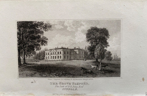 1818 antique print the - antique, grove