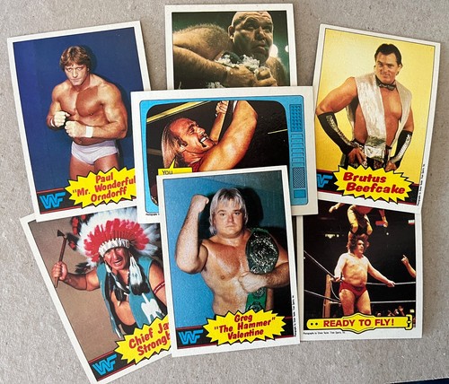 Wwf wwe topps 1985 vintage - wwf,