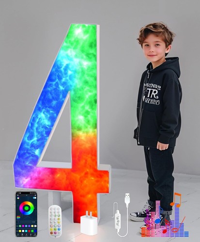 Marquee numbers 4 - numbers, for
