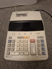 Sharp EL-1607P Electronic Printing Calculator 12-Digit Plug-In