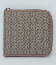 COACH Khaki/Mahogany Monogram