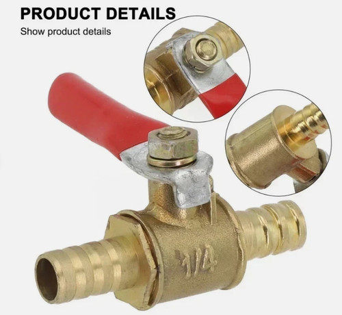 Line fuel tap brass - fuel,