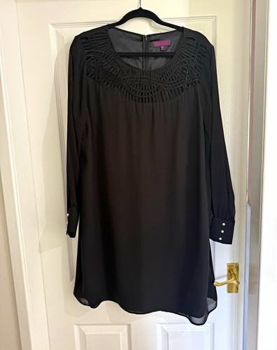 Début black shift dress - black,