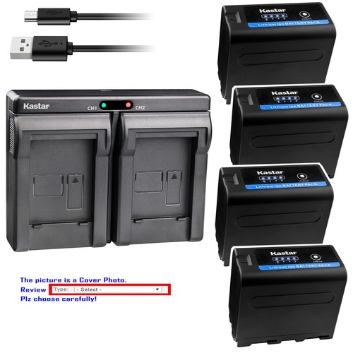 Kastar battery dual charger - battery,