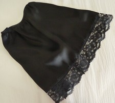 BLACK PURE SILK and lace