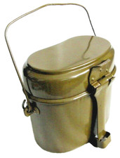 Original USSR Soviet Russian Army Mess Kit Canteen Military Cooking Pot 1990s