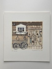 ORIGINAL SIGNED PRINT Stable