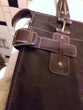 Vintage Handbag Giovanni Luigi Brown Leather Made In Italy Medium Size