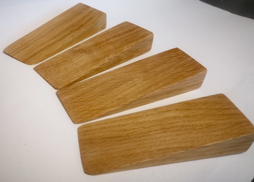 Handmade solid oak wedges door - oak,
