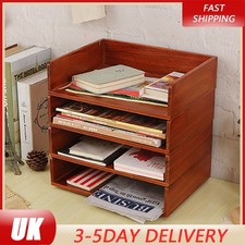 Wooden Desk Storage Tray