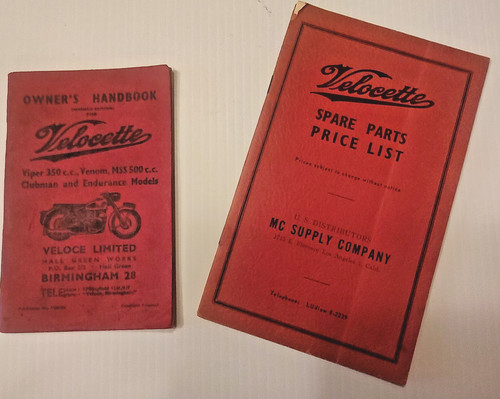 Vintage original velocette - vintage,