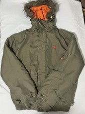 Eisenegger Puffer Jacket Mens Padded Fur Hooded 