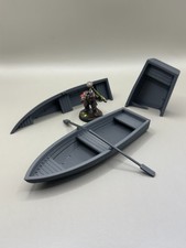 Row Boat 28mm 32mm Terrain Scenery Wargames Skirmish Tesseract Tomb