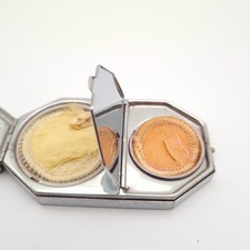 Art Deco Houbigant Octagonal Compact Rouge & Powder C 1920s