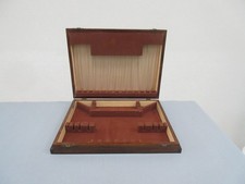 Vintage wooden cutlery lined &