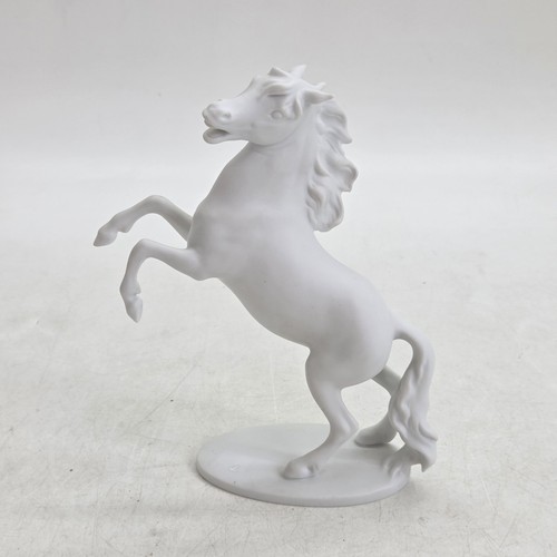 Kaiser porcelain rearing horse - porcelain,