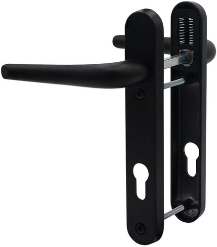 210mm black lever door - black,