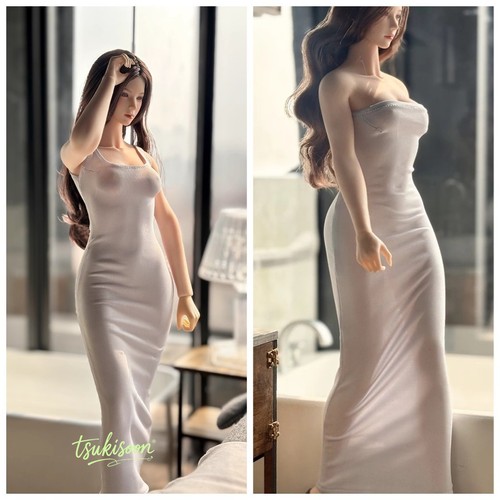 Female fashion dress model - model, ice