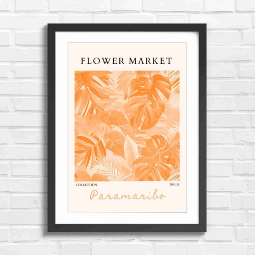 Yellow monstera botanical - yellow,
