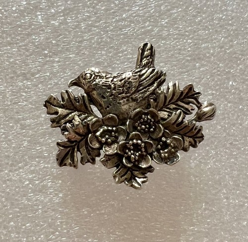 Silver plated bird nest - silver, a