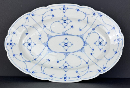 Antique meissen style blue and - antique,