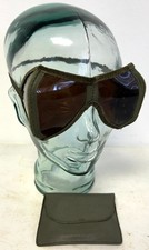 German Military Issue Folding Sunglasses With Olive Green Wallet Case