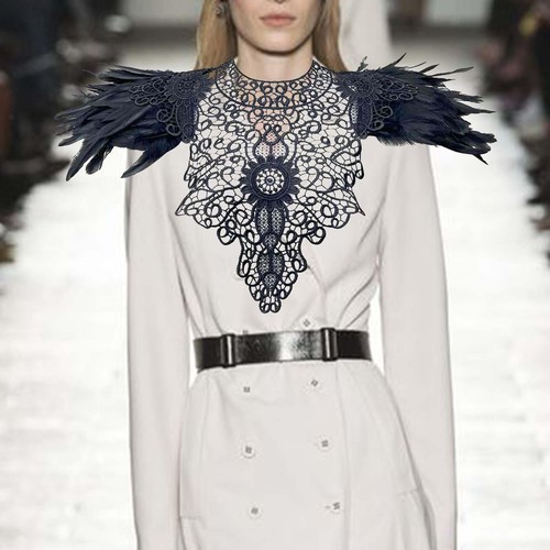Women artificial feather shrug - feather,