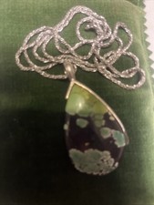Handmade Variscite spiderweb