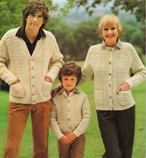1669 FAMILY ARAN CARDIGANS