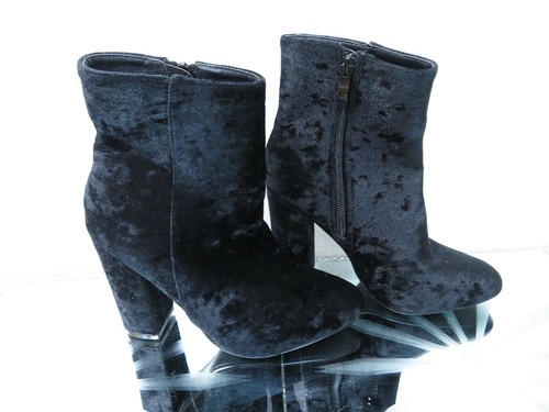 Bebo black velour faux casual - black,