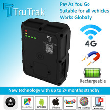 TruTrak GAT24 GPS Tracker 4G - Real Time magnetic vehicle car Tracking Device