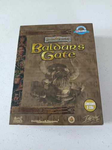 Baldur gate bioware cd - bioware, pc