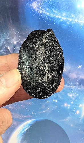 Large tektite meteorite - tektite,