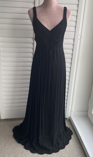 Ghost black broderie edged - black,