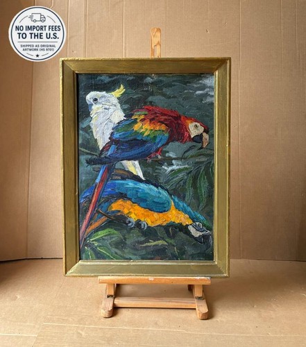 Three exotic parrots rare - three,