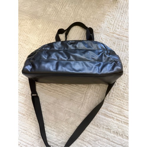 Black dkny nylon duffel bag - dkny,