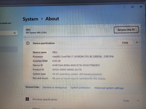 Dell xps l702x laptop - laptop,