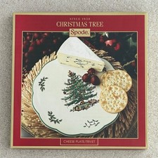 Spode christmas tree cheese - christmas,
