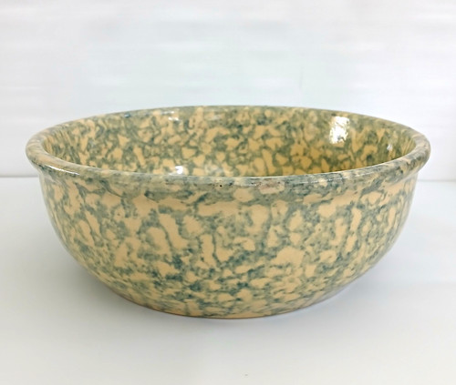 Antique rrp yellowware blue - antique,