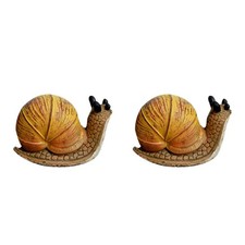  2 Pcs Cute Snail Ornament