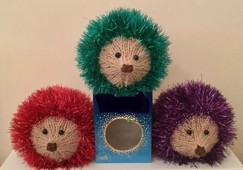 Hedgehog christmas chocolate - christmas,