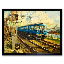 Painting Railway Engine Train