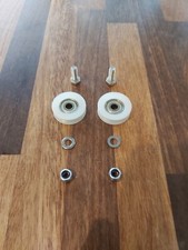 For Eden/Elite 32mm Greenhouse Door Maintenance Kit, Wheels and fixing. UK Stock