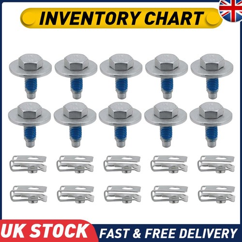 20x body bolts unut clips - bolts,