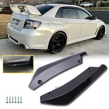 For Subaru Impreza WRX STI Rear Spats Bumper Diffuser Spoiler Lip Canard Glossy